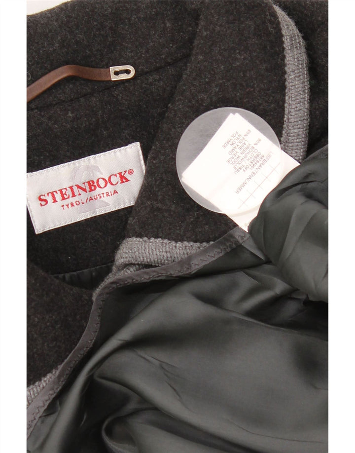 Casaco feminino Steinbock tamanho único lã virgem preta
