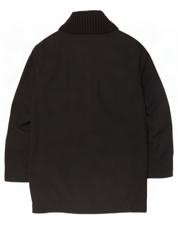 Sobretudo masculino Hugo Boss UK 42 XL poliéster preto