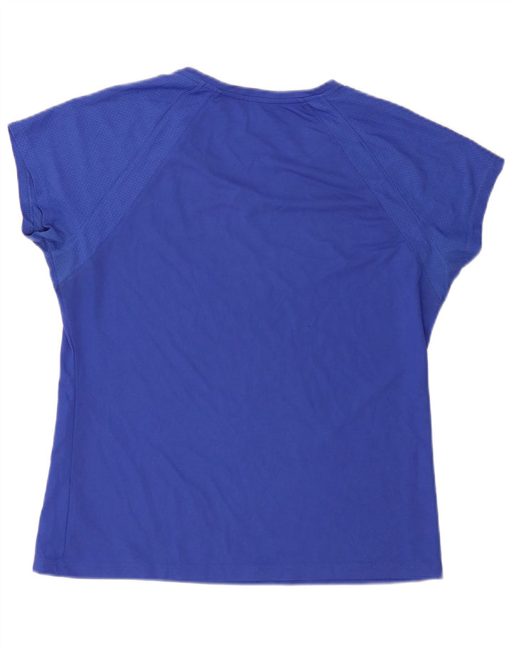 Camiseta feminina Reebok Top UK 16 grande azul poliéster