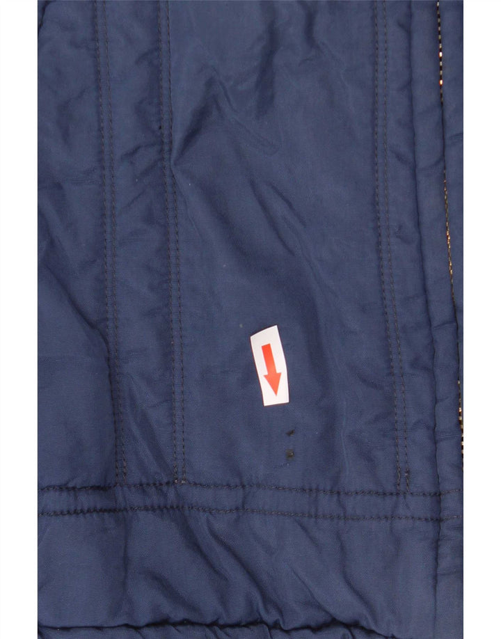 Jaqueta bomber masculina diesel com capuz UK 42 XL azul nylon