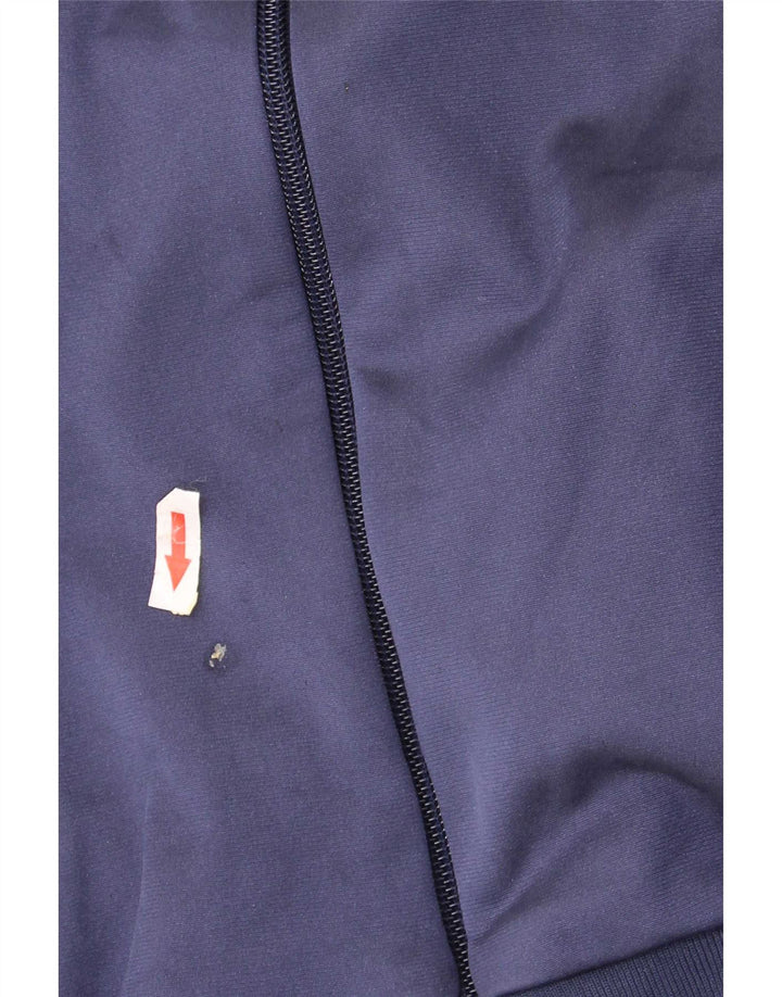 Jaqueta masculina Asics Graphic Tracksuit Top grande bloco colorido azul marinho