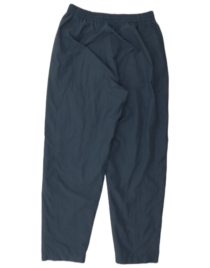 Calça de treino feminina Reebok UK 14 grande azul poliéster