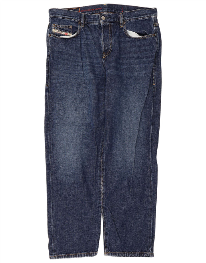 Jeans retos masculinos Diesel W34 L28 algodão azul
