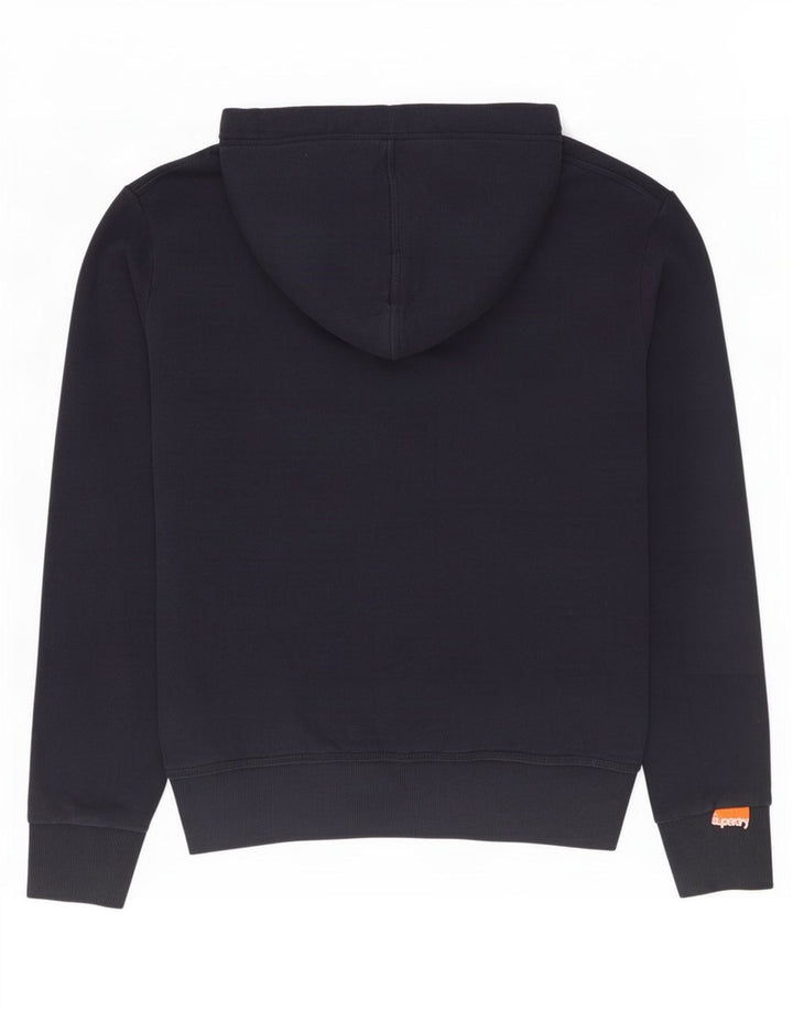 Suéter com capuz masculino Superdry grande azul marinho