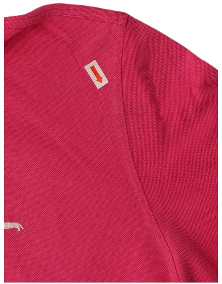 Camisa polo masculina HARMONT & BLAINE algodão rosa médio