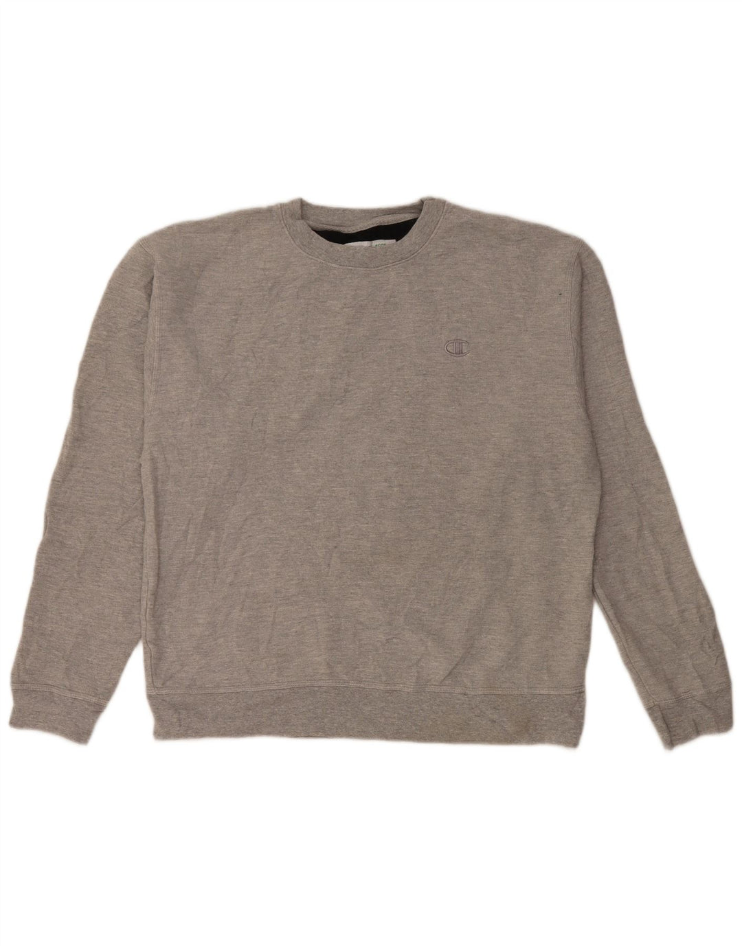 CHAMPION Moletom Masculino Jumper Grande Algodão Cinza