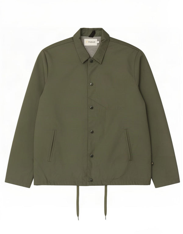 Jaqueta bomber masculina Farah UK 42 XL cáqui poliéster