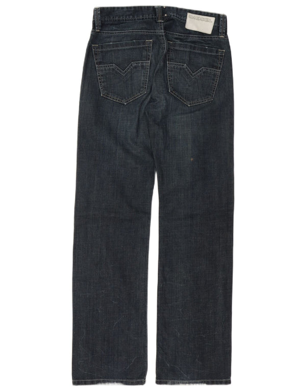 DIESEL Meninos Larkee Straight Jeans 13-14 Anos W30 L31 Azul Marinho Algodão