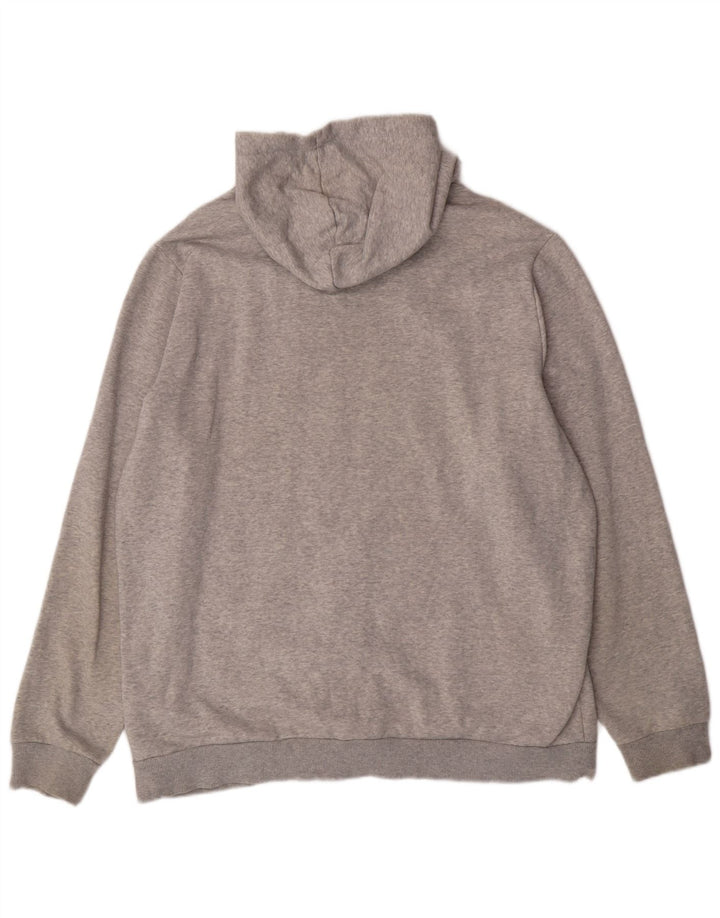 PUMA Mens Graphic Hoodie Jumper XL Algodão Cinza