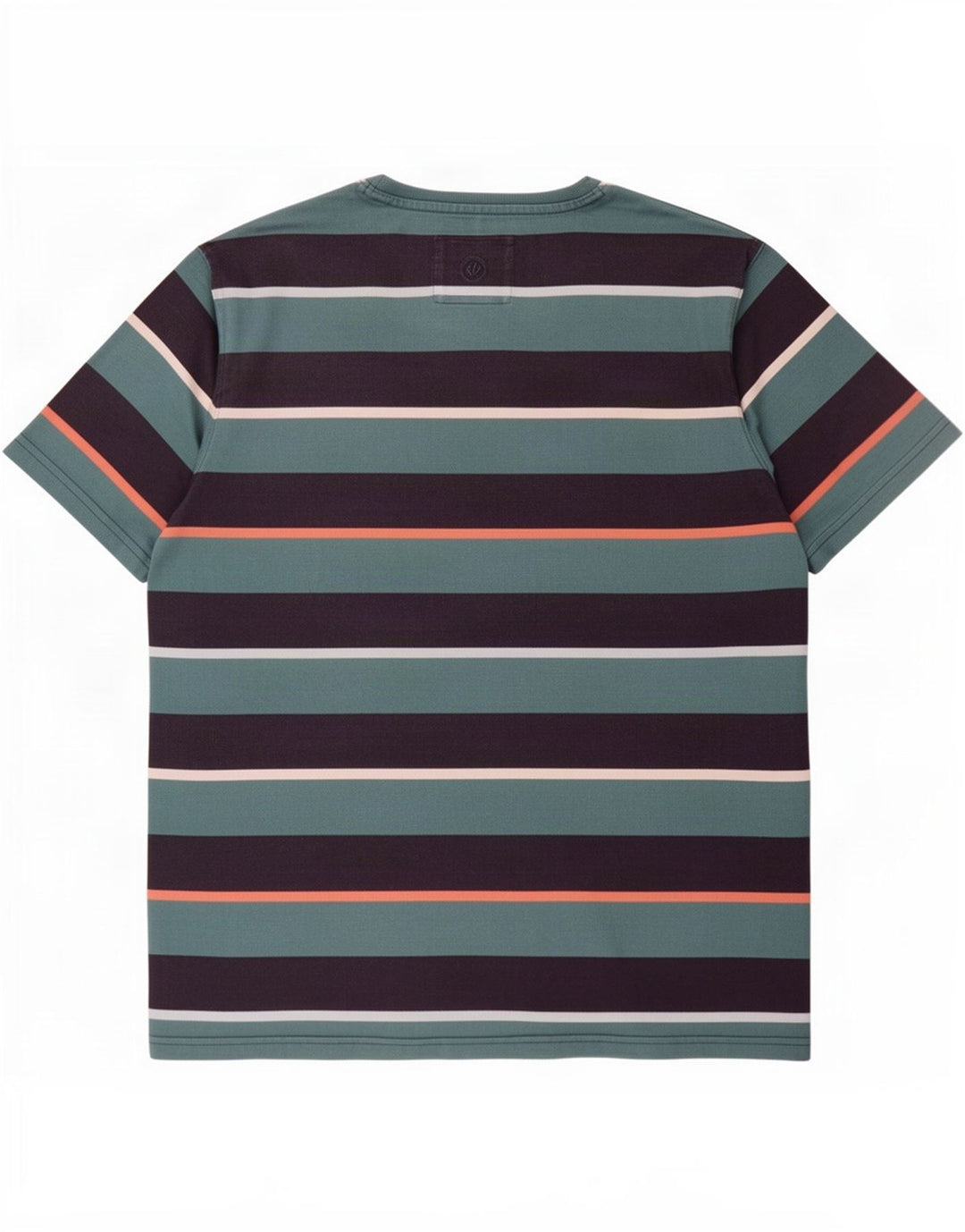 Camiseta masculina Fat Face Top 2XL algodão listrado azul