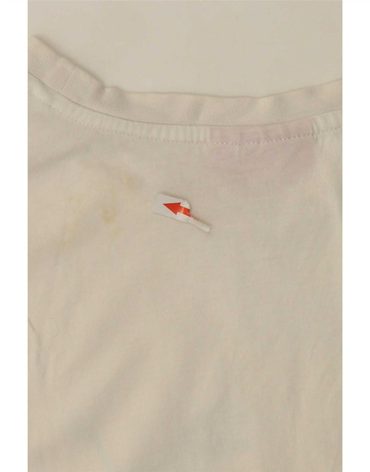 Puma Camiseta Masculina Graphic Top Médio Branco