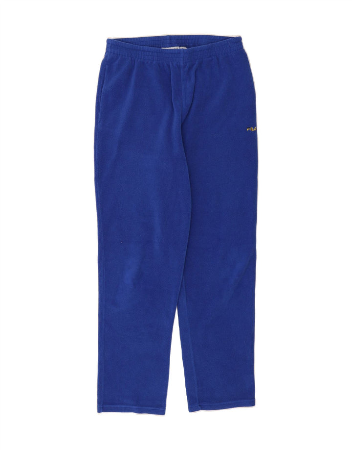 FILA Mens Fleece Tracksuit Trousers IT 50 Medium  Blue Vintage Fila and Second-Hand Fila from Messina Hembry 