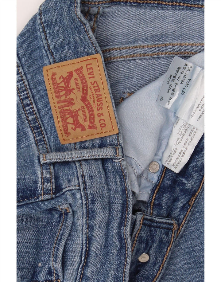 LEVI'S Womens Skinny Jeans W30 L30 Blue Cotton Vintage Levi's and Second-Hand Levi's from Messina Hembry 