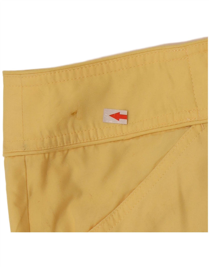 Calça Capri Cargo Feminina Izod US 12 Grande W34 L22 Poliéster Amarelo