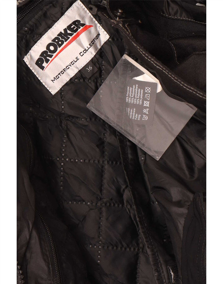 Jaqueta feminina Probiker Graphic Racer EU 36 pequena cor preta