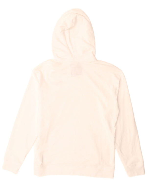 Hollister moletom com capuz masculino pequeno algodão branco