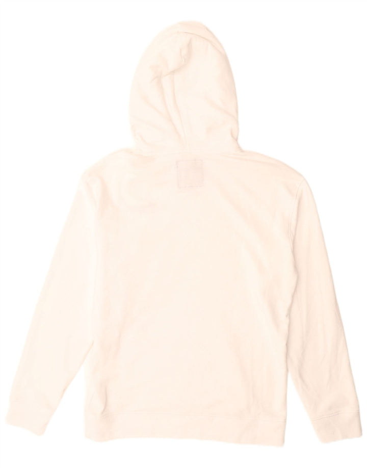 Hollister moletom com capuz masculino pequeno algodão branco