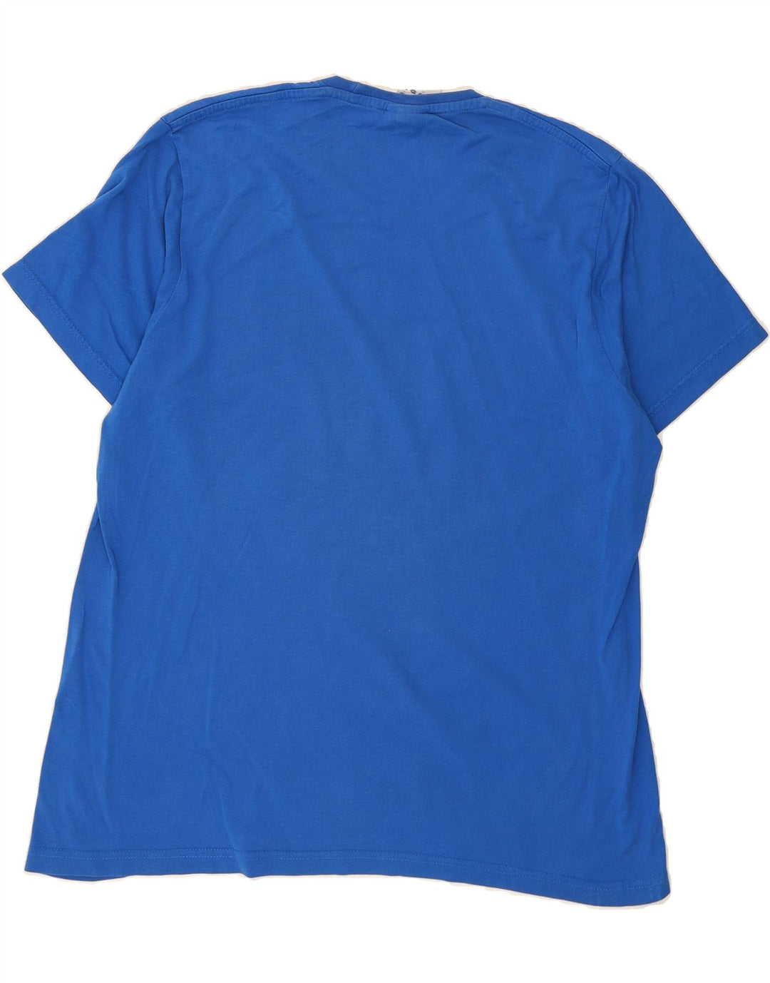 ADIDAS Mens Graphic T-Shirt Top XL Blue Cotton Vintage Adidas and Second-Hand Adidas from Messina Hembry 