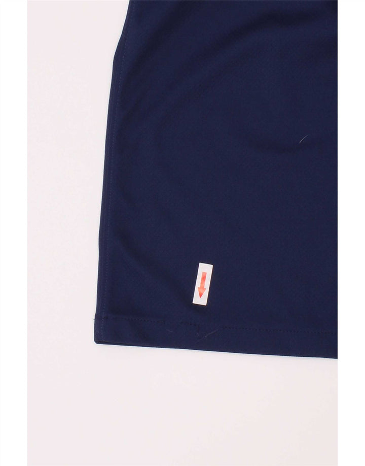 Camiseta Nike Menino Top 8-9 Anos Pequena Azul Marinho