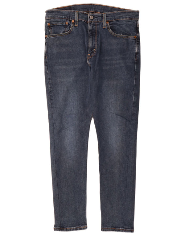 Calça jeans feminina Levi's 512 Slim Tapered W32 L30 azul algodão