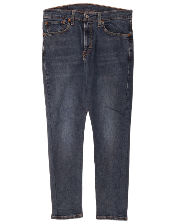 Calça jeans feminina Levi's 512 Slim Tapered W32 L30 azul algodão