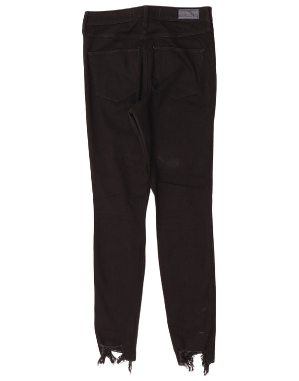 Calça jeans skinny feminina Hollister W29 L30 algodão preto