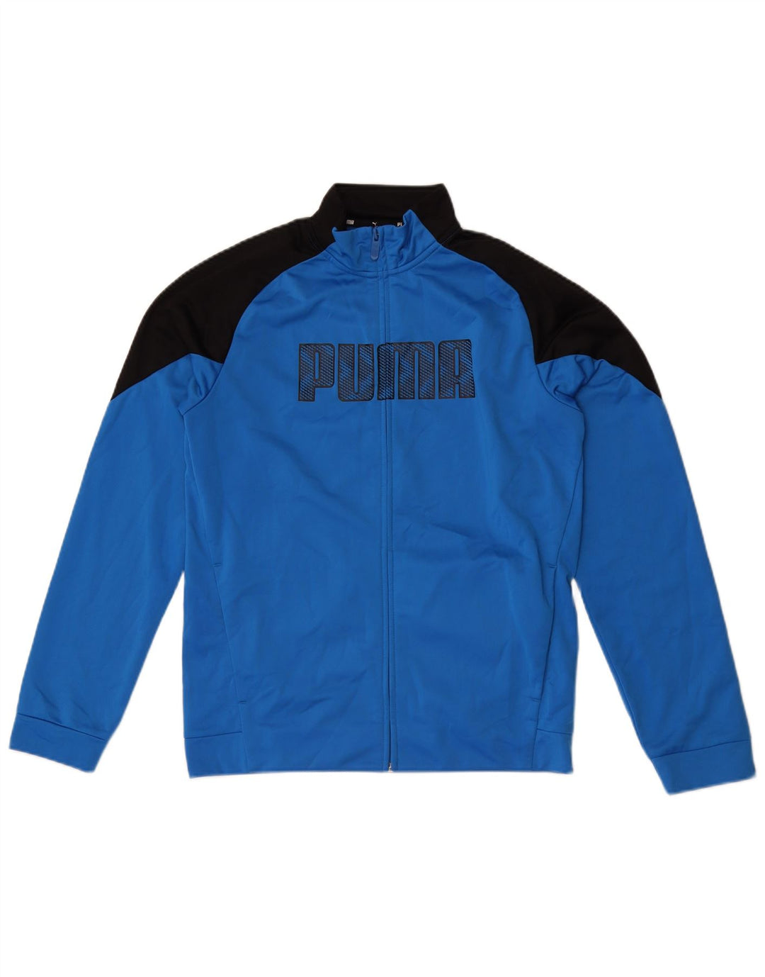 Jaqueta Puma Boys Graphic Tracksuit Top 15-16 Anos Azul Colorblock