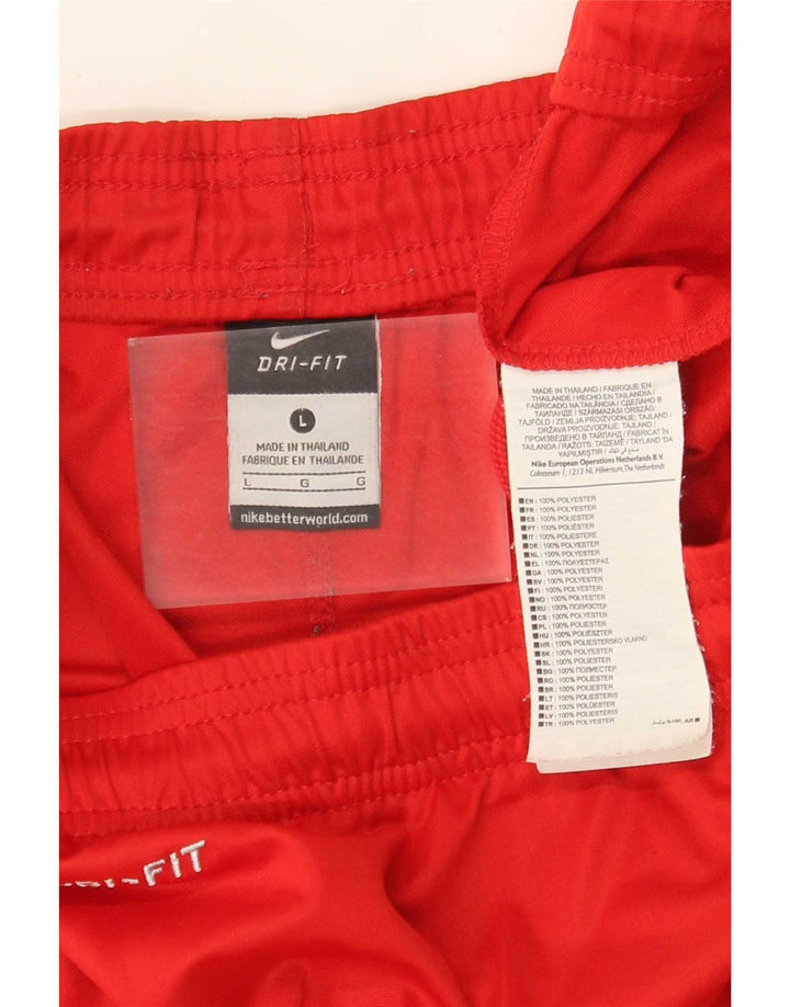 Nike Mens Dri Fit Sport Shorts Grande Poliéster Vermelho