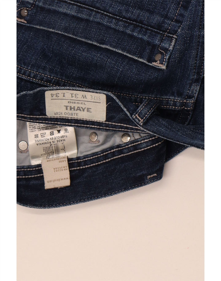 Diesel Masculino Thaye Slim Jeans W31 L34 Azul Algodão