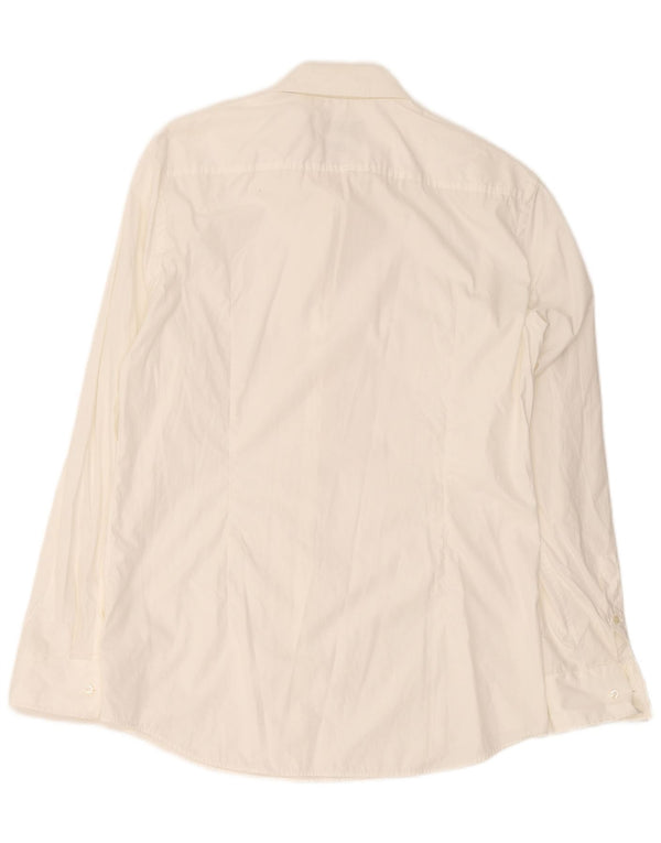 Camisa Slim Fit Masculina Hugo Boss Tamanho 42 16 1/2 Grande Branca
