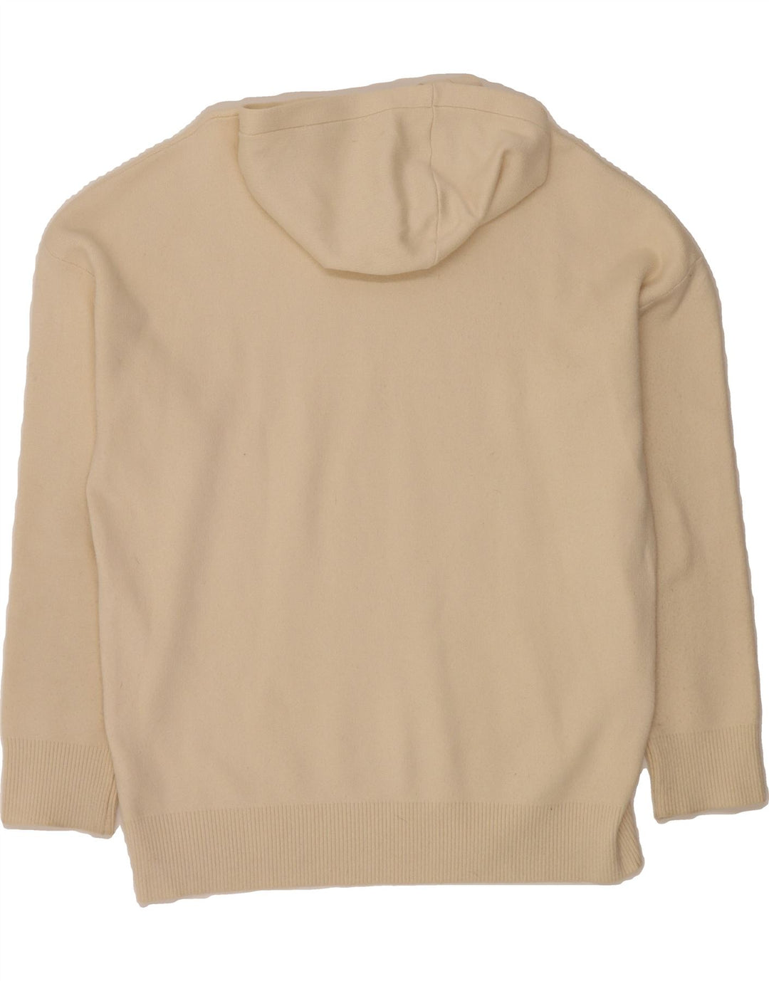 ZARA Mens Hooded Jumper Sweater Large Beige Viscose Vintage Zara and Second-Hand Zara from Messina Hembry 