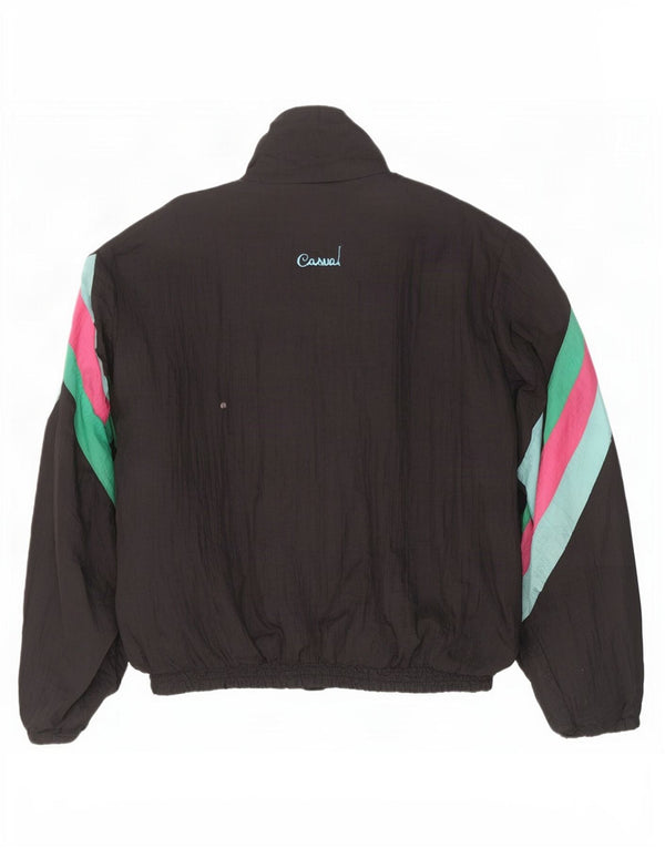 Jaqueta masculina de agasalho Creation XL preto Colourblock poliamida