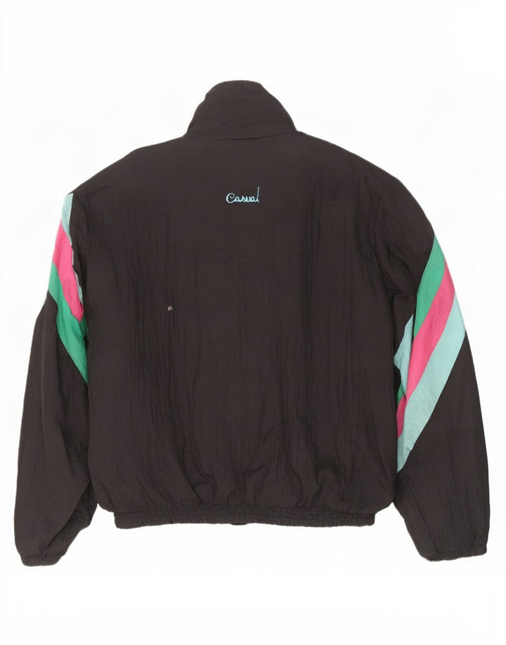 Jaqueta masculina de agasalho Creation XL preto Colourblock poliamida