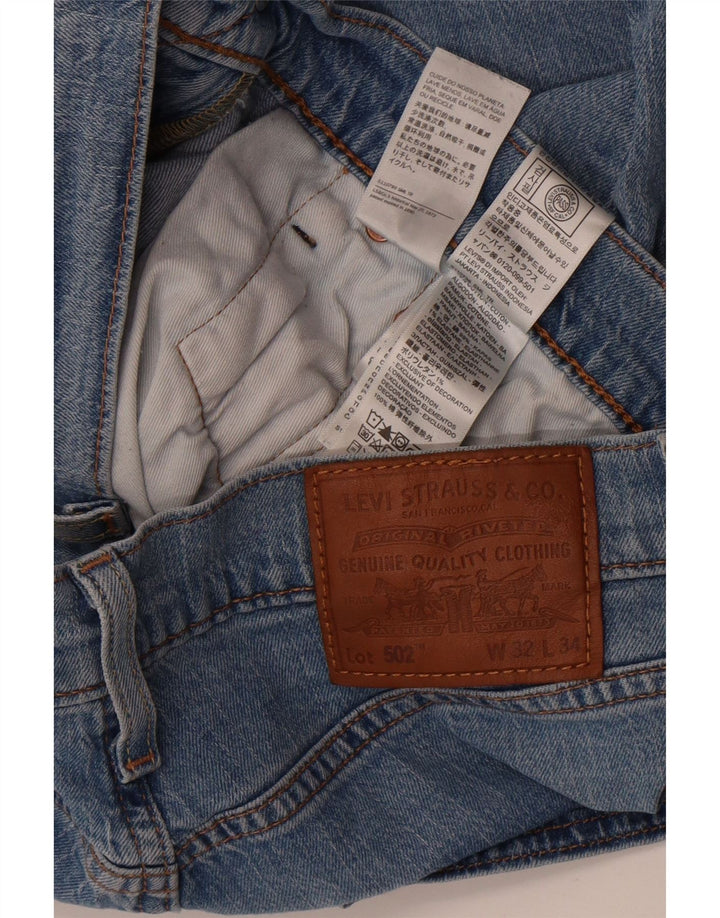 Calça jeans masculina Levi's 502 Tapered W32 L28 azul algodão
