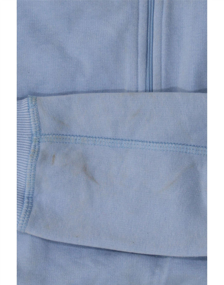 Ellesse moletom feminino grande com estampa gráfica UK 10 algodão azul pequeno
