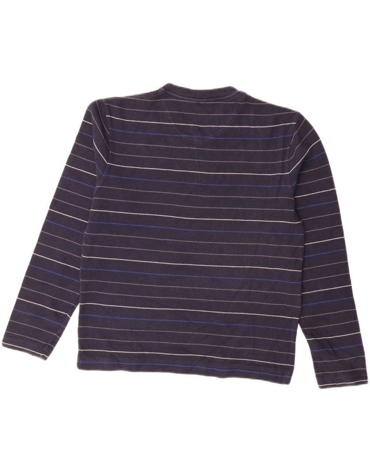 Suéter masculino MARKS & SPENCER com decote em V Reino Unido 38/40 médio azul marinho