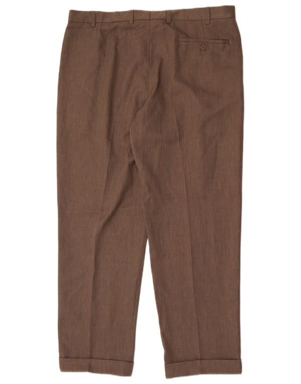 Calça masculina Marks & Spencer Pegged Suit W38 L31 cinza poliéster
