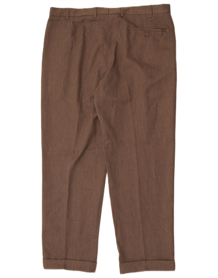 Calça masculina Marks & Spencer Pegged Suit W38 L31 cinza poliéster