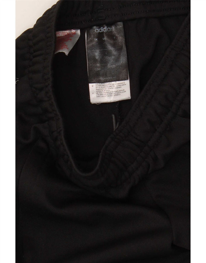 Calças de treino Adidas meninos 5-6 anos preto poliéster