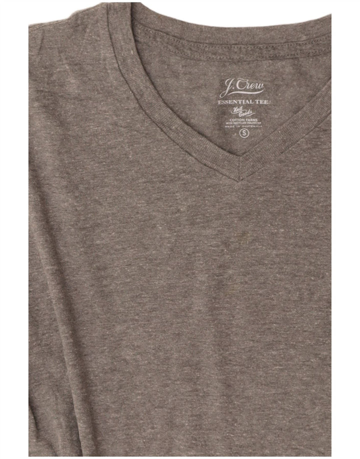 Camiseta masculina J. CREW Top pequeno algodão cinza