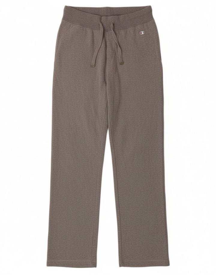 Calça de treino feminina CHAMPION Heritage Classics UK 4 XS algodão cinza