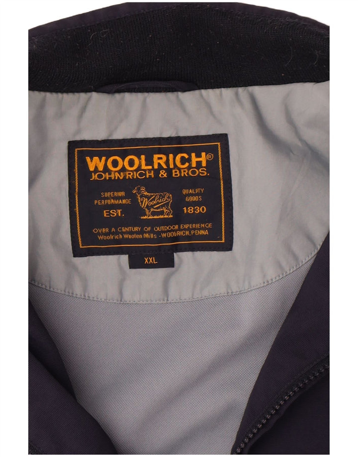 Jaqueta bomber masculina Woolrich UK 44 2XL azul marinho
