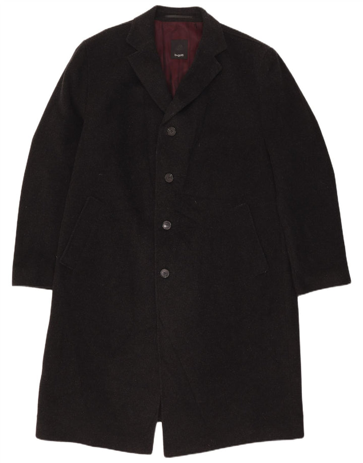 Sobretudo masculino Bugatti UK 42 XL lã cinza