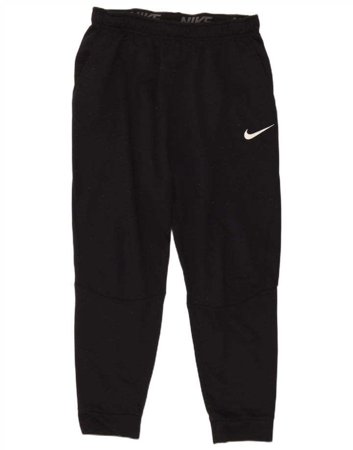 Nike Mens Dri Fit Calças de treino Joggers Grande Poliéster Preto