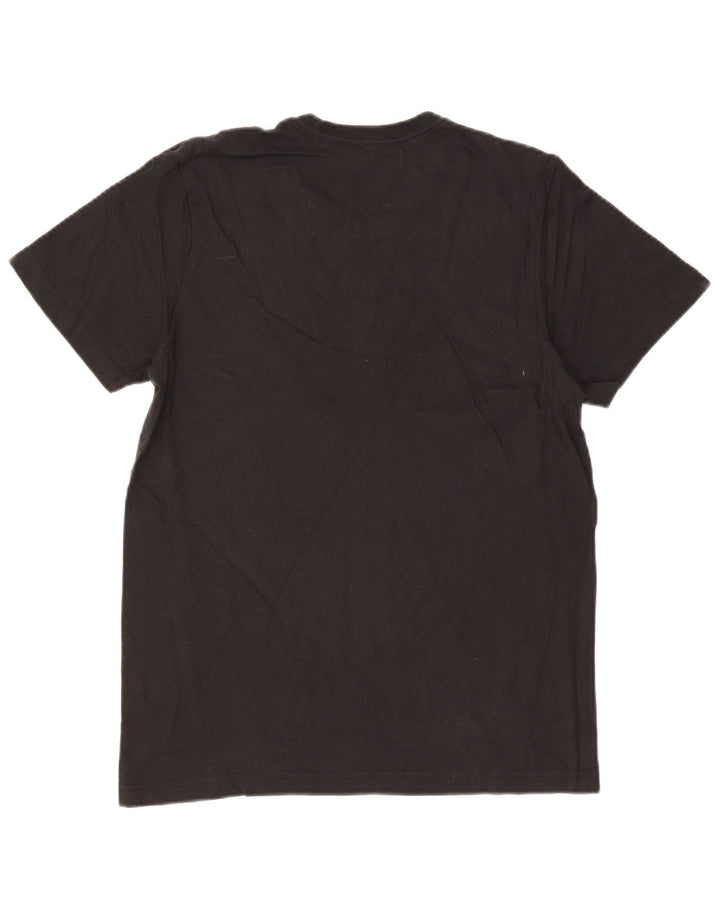 ADIDAS Mens Graphic T-Shirt Top Médio Algodão Preto