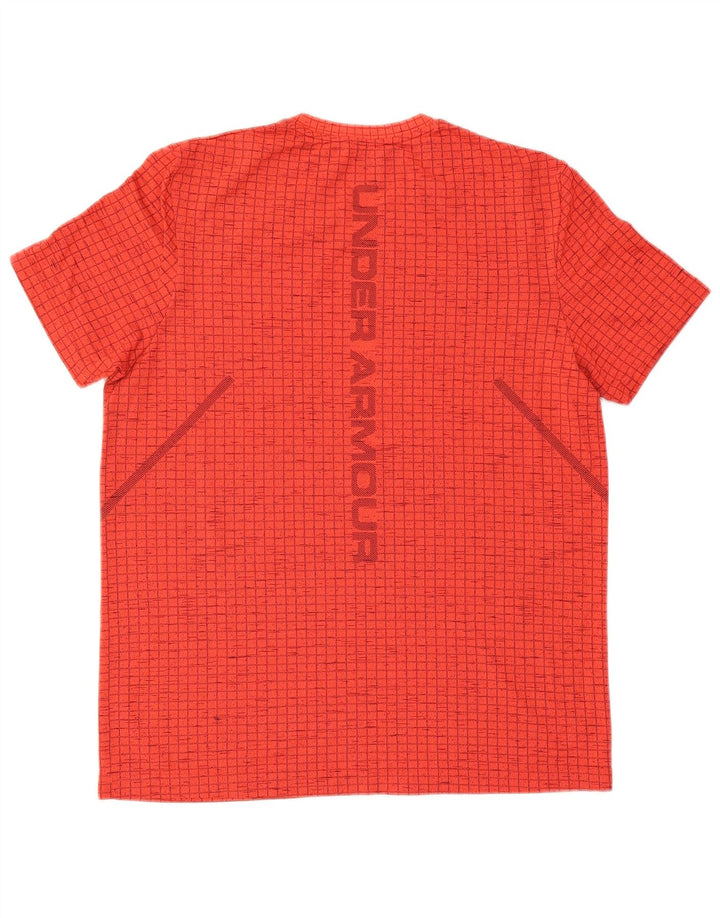 Camiseta gráfica masculina Under Armour grande nylon vermelho