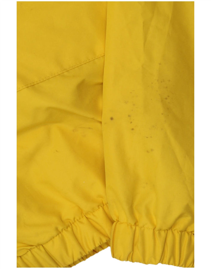 Jaqueta feminina Anorak com capuz gráfico ELLESI Reino Unido 14 poliéster amarelo médio