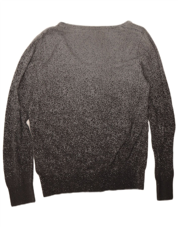 Cardigã Feminino Guess Tamanho UK 12 Médio Cinza Mesclado Viscose