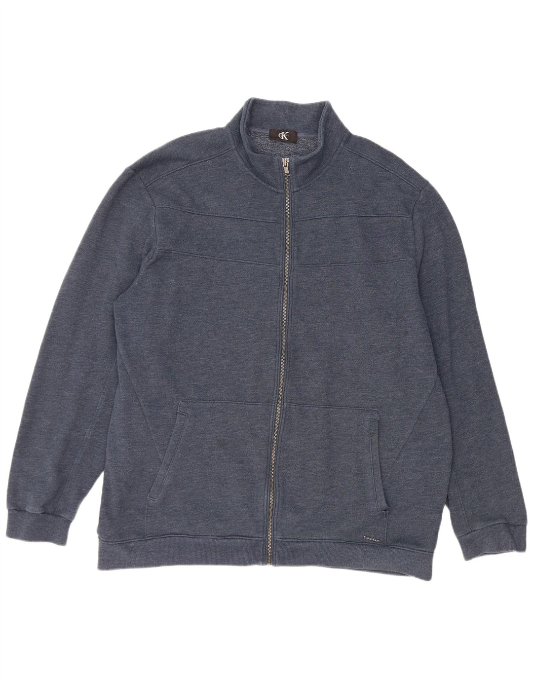 Calvin Klein Jaqueta masculina de agasalho XL Azul marinho