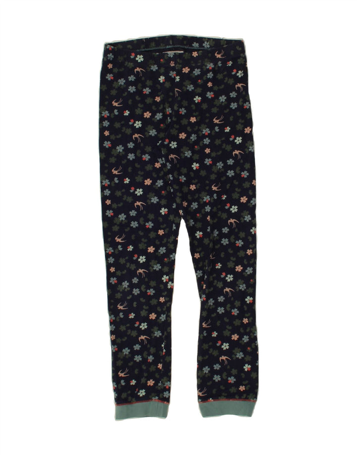 WHITE STUFF Girls Leggings 9-10 Years  Navy Blue Floral Cotton Vintage White Stuff and Second-Hand White Stuff from Messina Hembry 